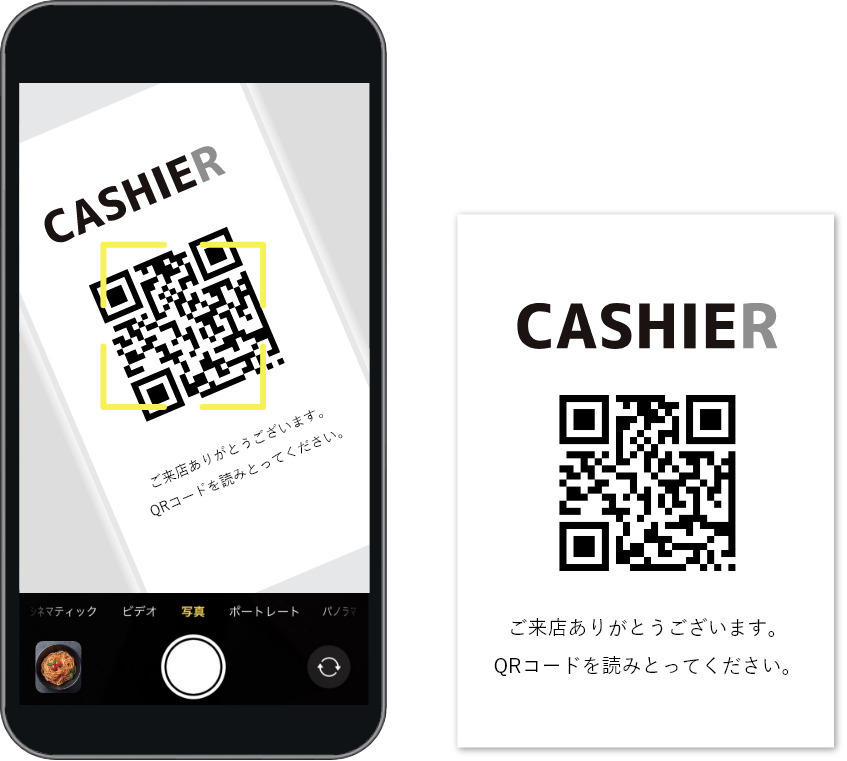 QRコードの提示