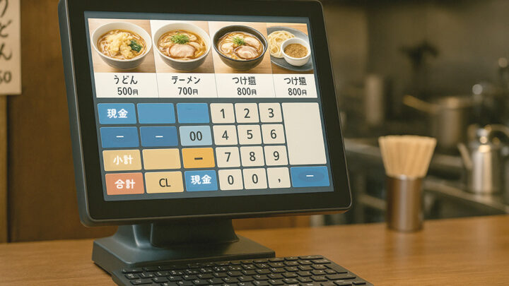 麺類店舗におすすめのPOSレジ