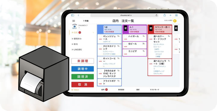厨房への情報伝達