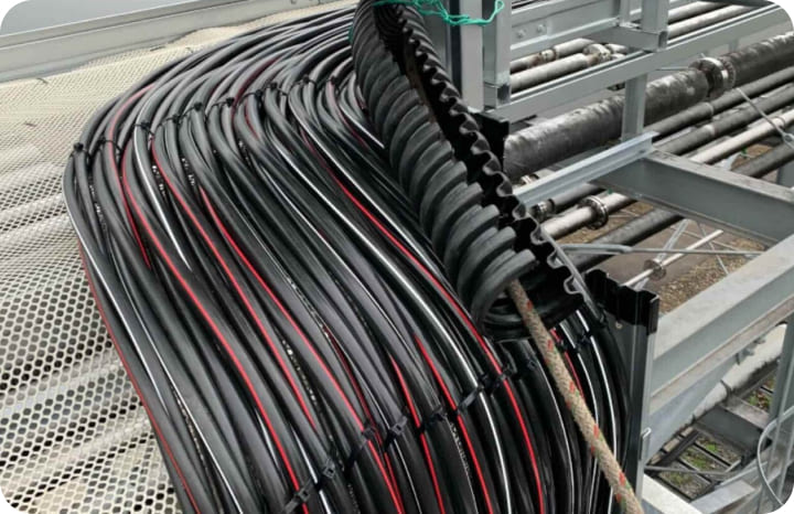 西京電設の幹線動力設備工事