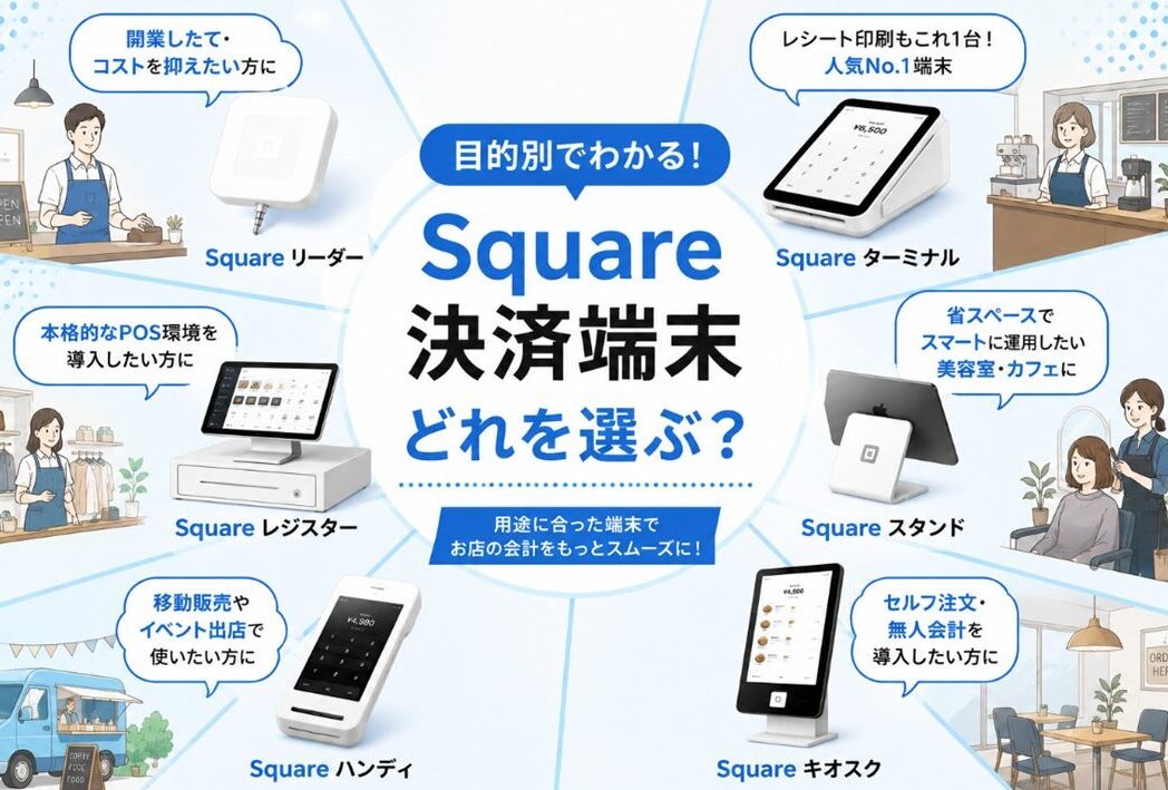 Squareのサービスの選び方