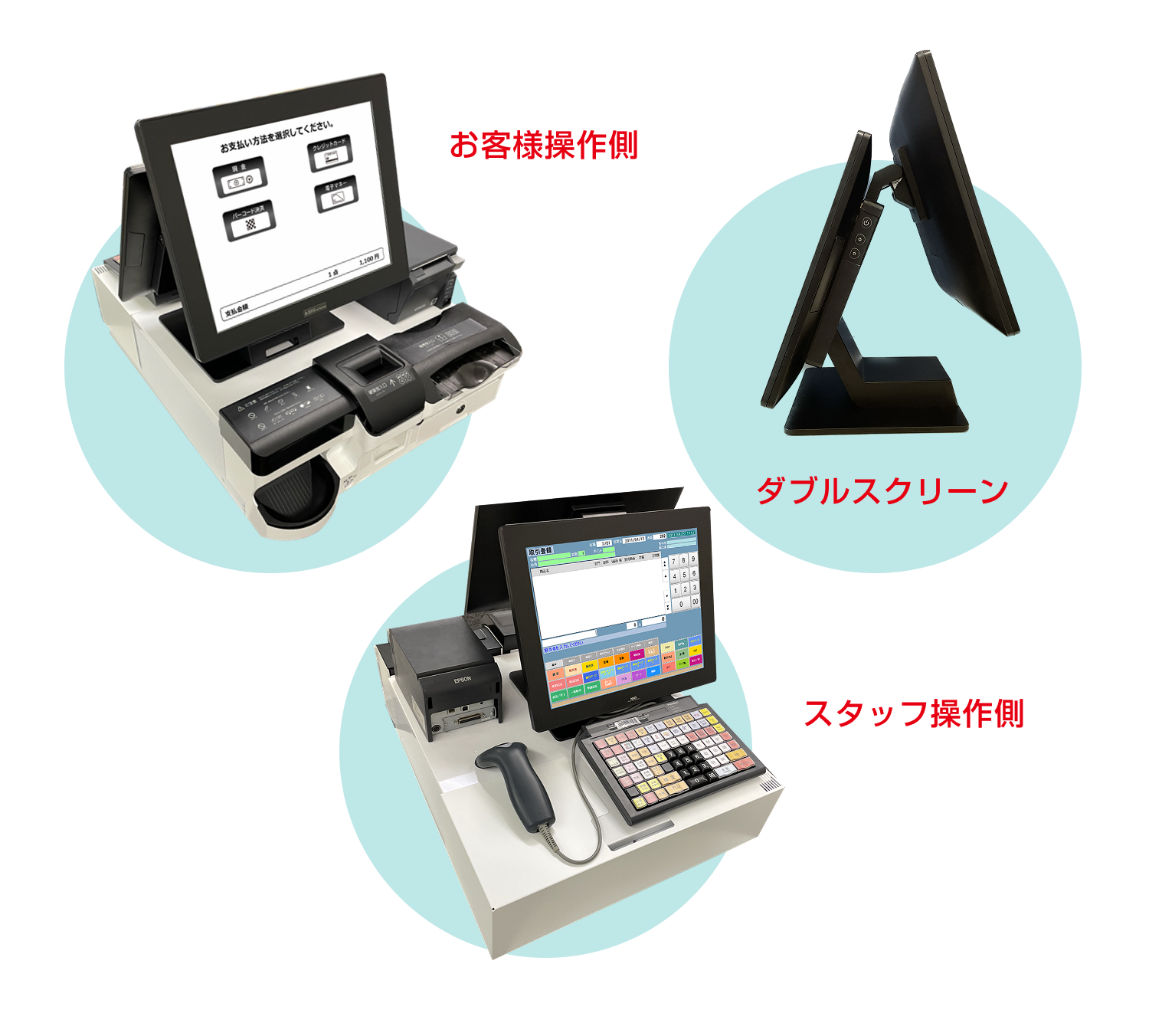 レジ作業効率化の第一歩、対面式セミセルフレジ