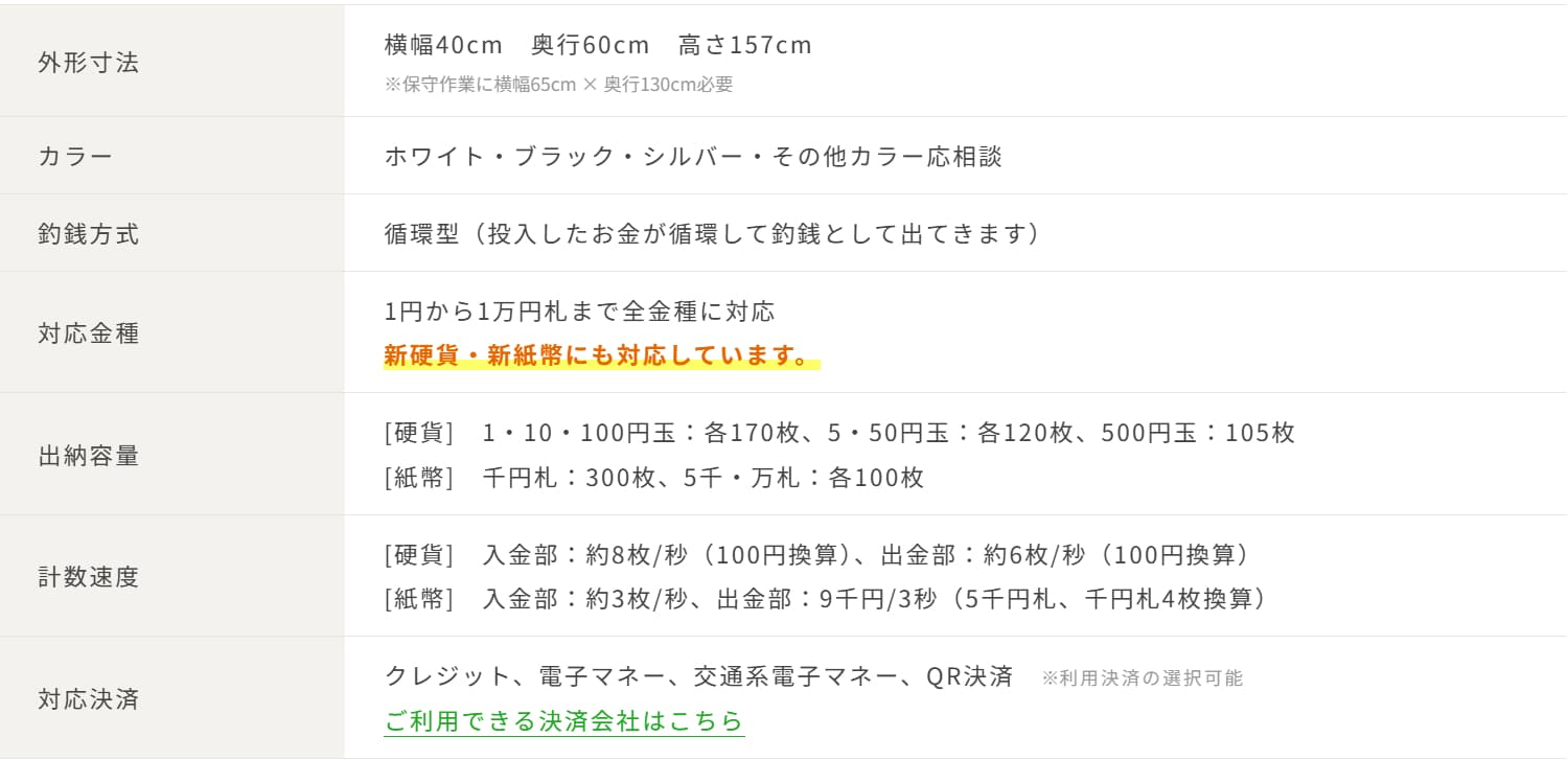 テマサックPro スタンドタイプの仕様