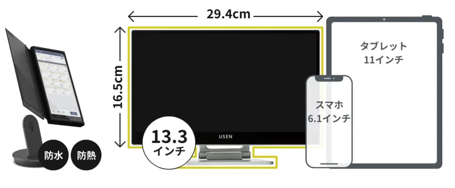 直感的な操作性と、
強固高い耐久性