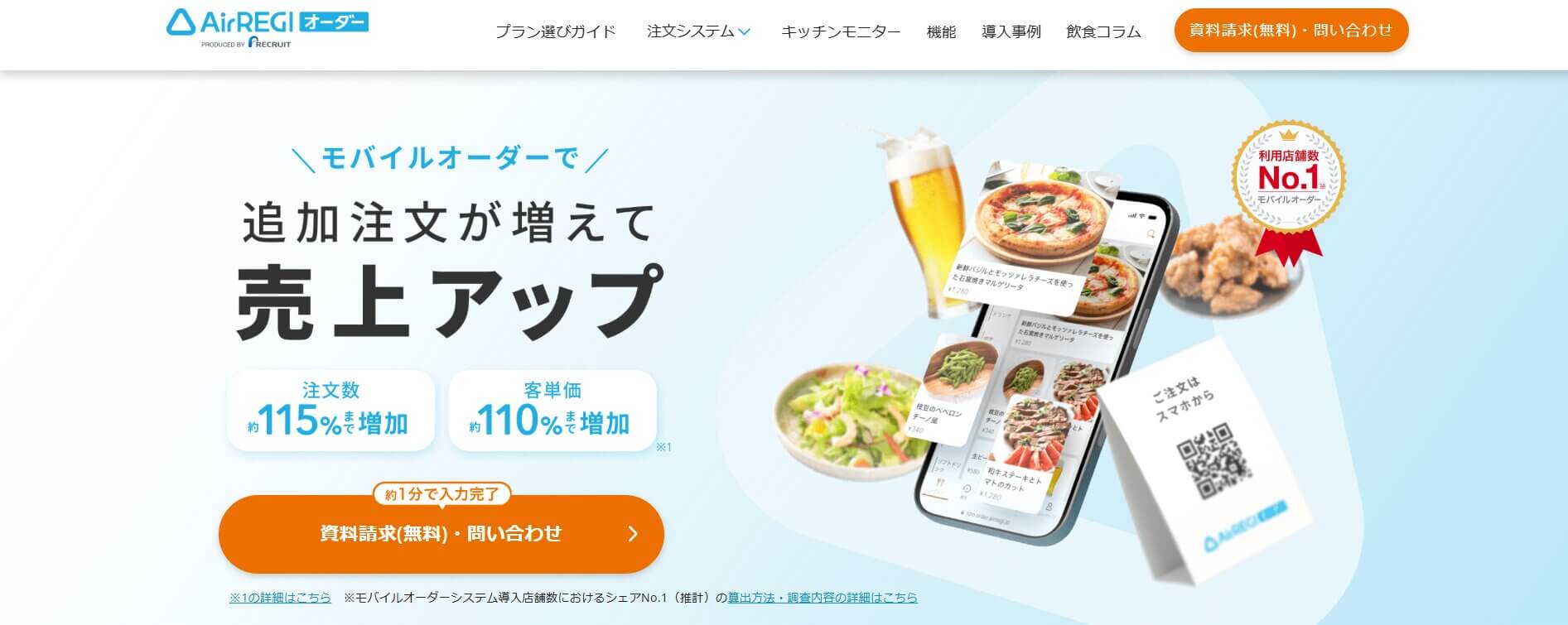 リクルート オーダー