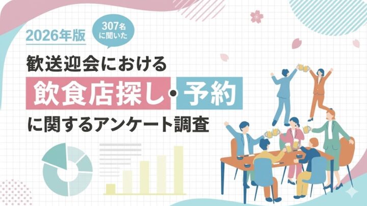 歓送迎会における飲食店の予約に関するアンケート調査