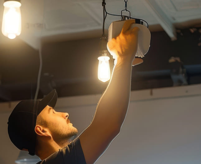 LED照明への交換工事