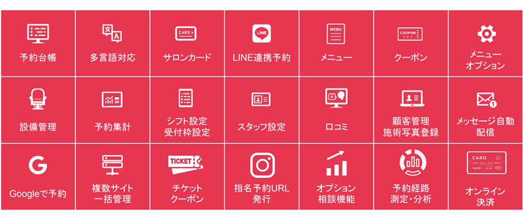 09　お店のニーズを満たす機能が揃っています。