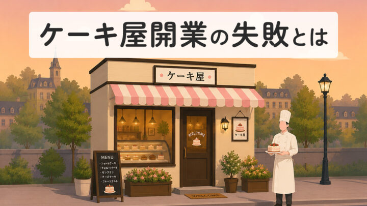 ケーキ屋開業の失敗とは