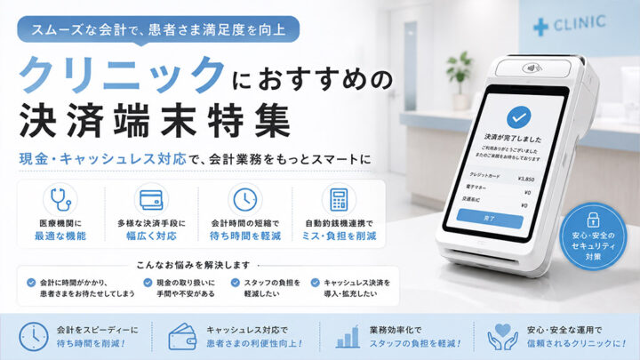 クリニック向けの決済端末