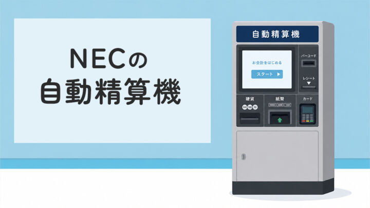 NECの自動精算機