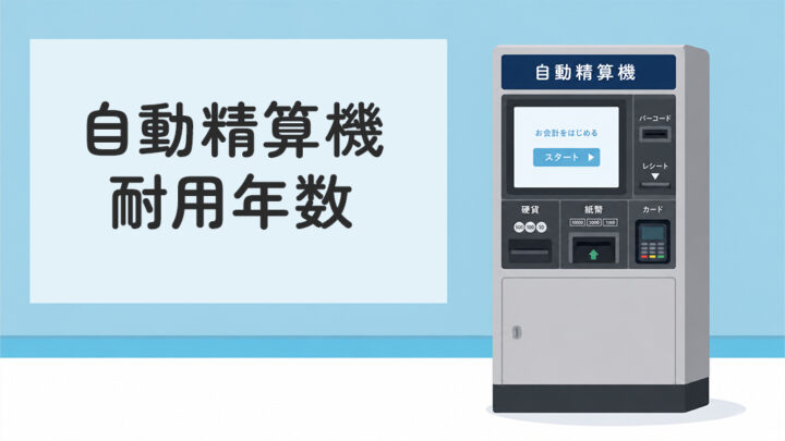 自動精算機の耐用年数