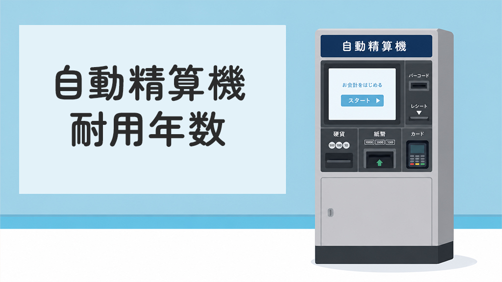 自動精算機の耐用年数