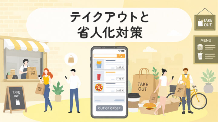 テイクアウトで人手不足の対策