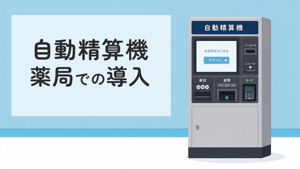 薬局の自動精算機