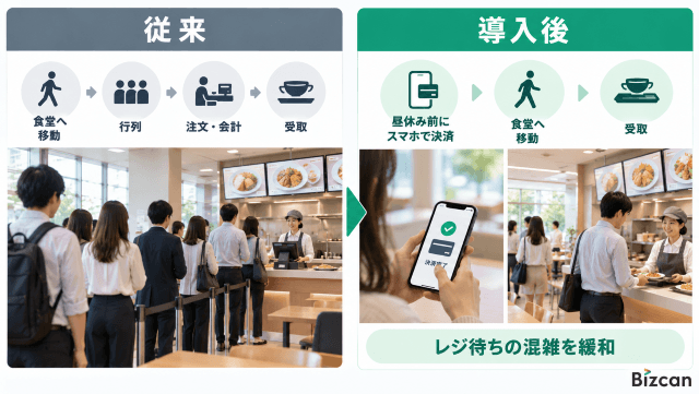 社員食堂・学食の混雑対策にモバイルオーダーが適している理由