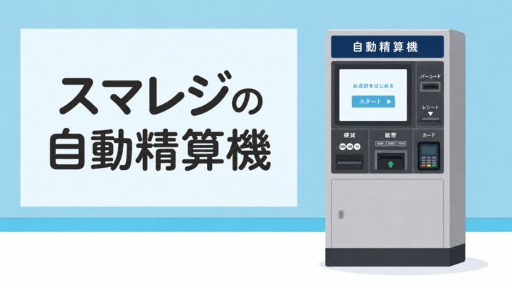スマレジの自動精算機