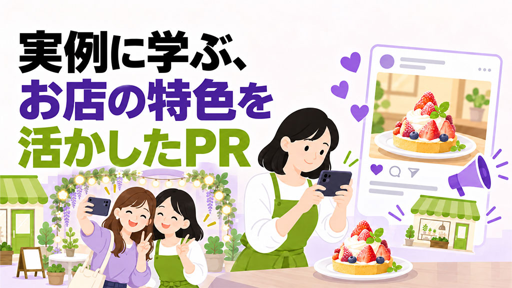 実例に学ぶ、お店の特色を活かしたPR