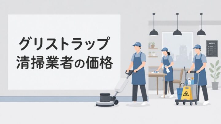 グリストラップの清掃業者の価格