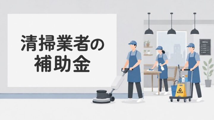 清掃業者の補助金