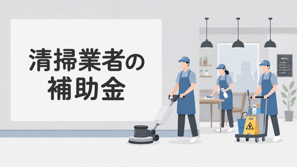 清掃業者の補助金